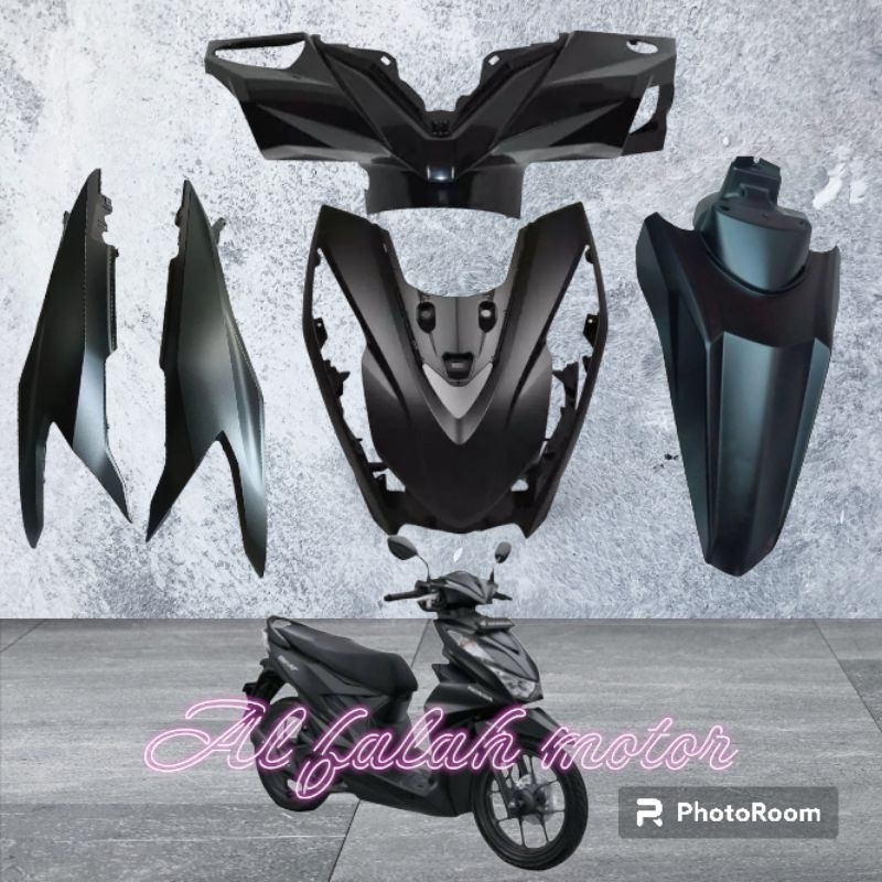 Full body halus BEAT LED DELUXE NEW/ STREET 2020 2023  Hitam doff