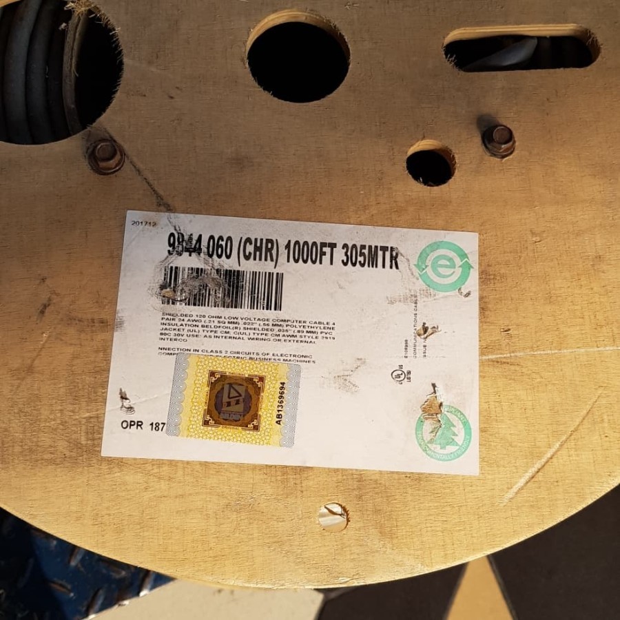 Kabel BELDEN 9844 RS-485, 4 Pair 24AWG (7x32) Tinned Copper