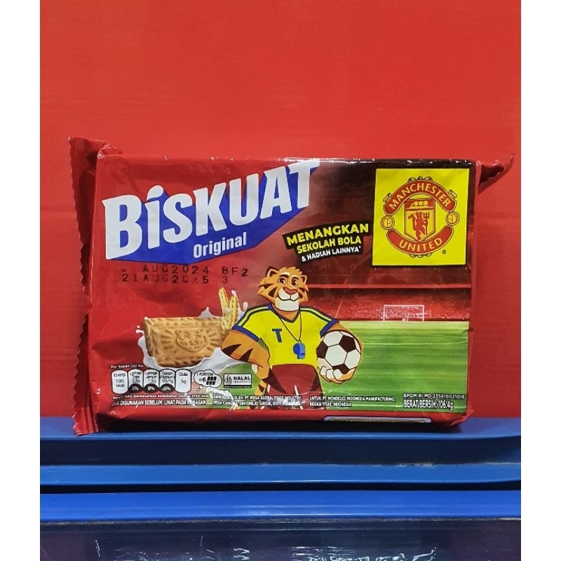 

Biskuat Biskuit rasa Original / Cokelat 106,4gr / 45,6gr