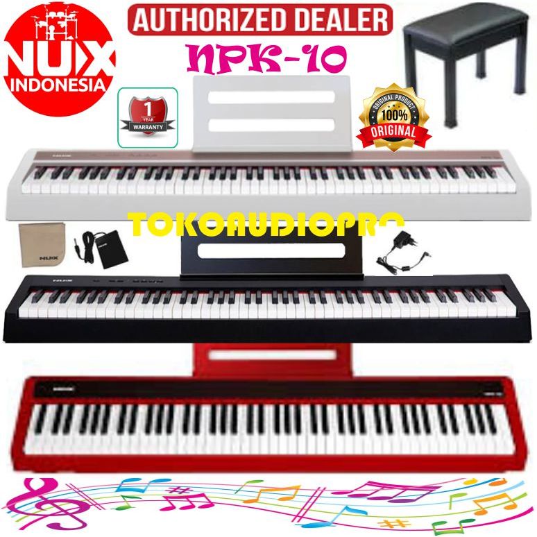 Piano Nux NPK10 88-Keys Digital Piano Original Nux Npk-10