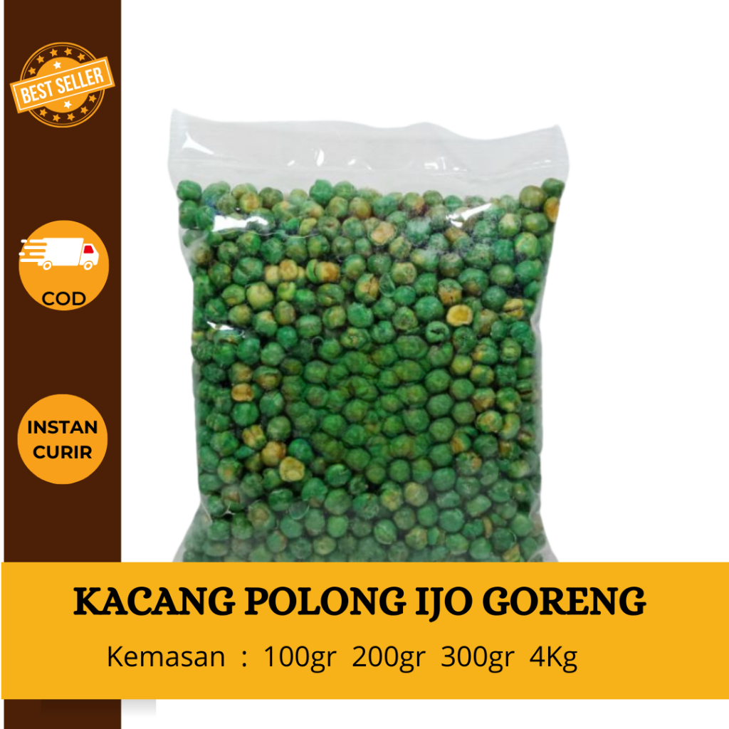 

Kacang Polong Ijo Goreng Kertas 4kg murah grosir snack