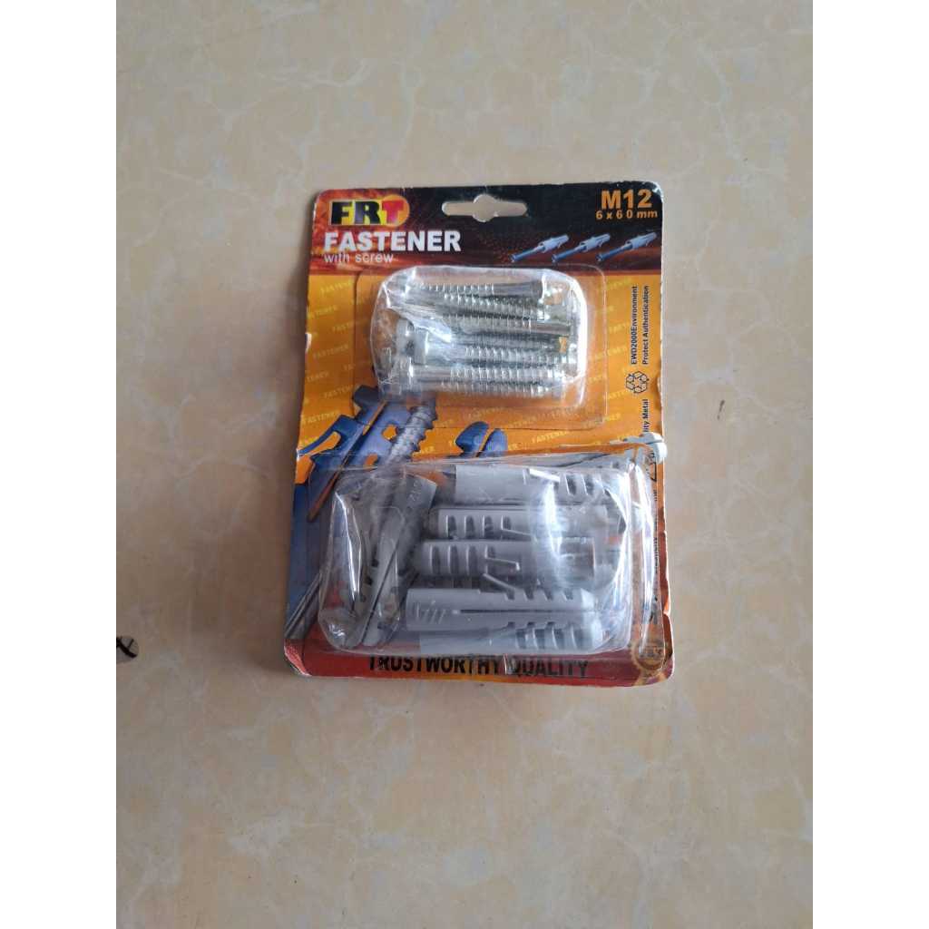 Baut Sekrup Set Fisher FRT M12 6x60 mm Skrup Fiser 6x60