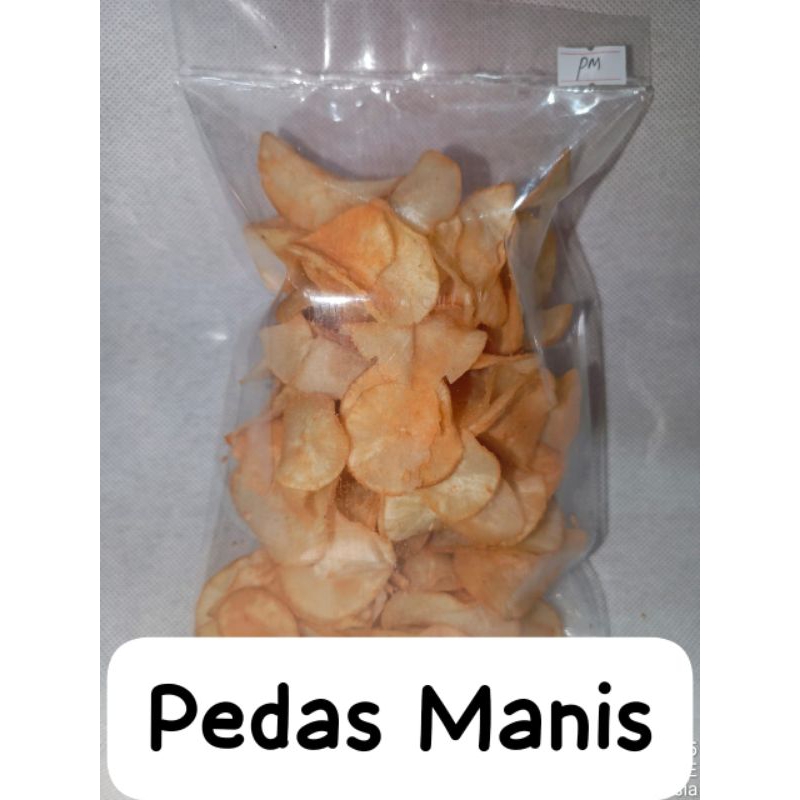 

KERIPIK SINGKONG PEDAS MANIS MBS SNACK 100Gr