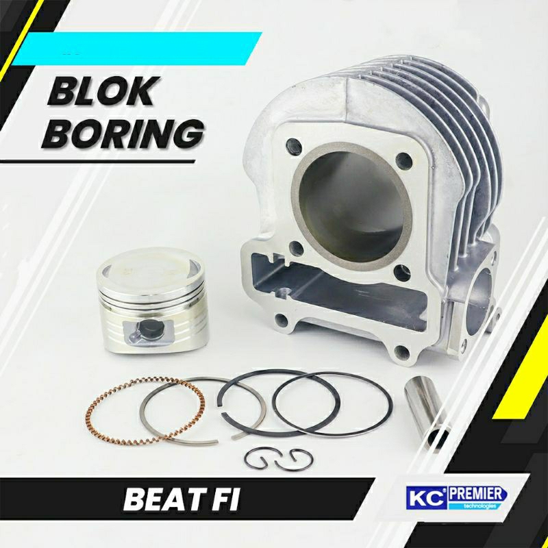 Blok Seher Assy Komplit Beat Fi Scoopy Fi Spacy Fi Vario 110 Fi Starter Kasar KZL Cylinder Block Sil