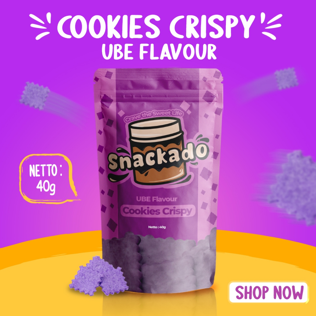 

Snackado Crispy Cookies Variant Ube 40g