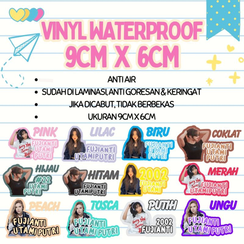 

stiker foto custom