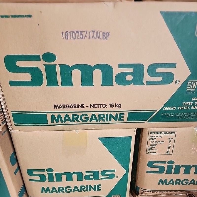 

Simas margarine / mentega 15 kg