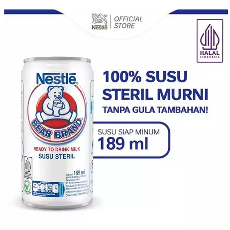 

BEAR BRAND SUSU STERIL 189ml