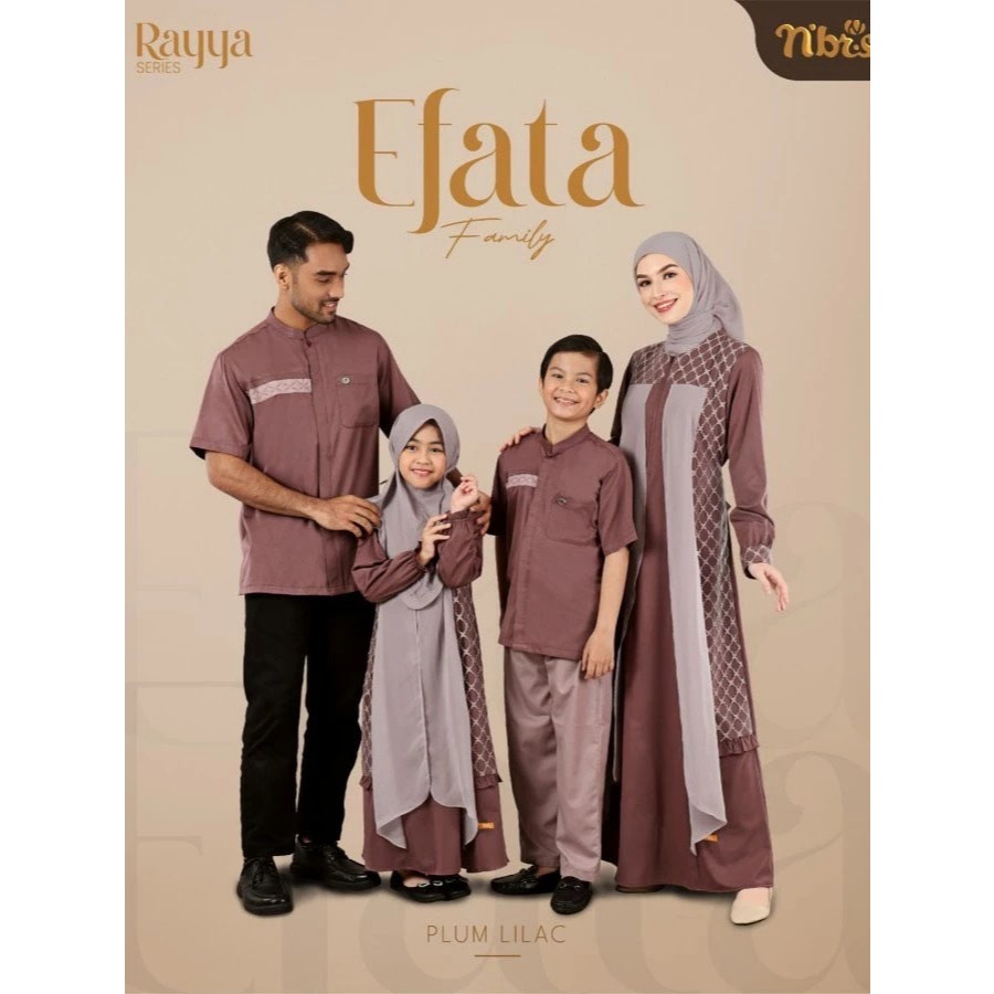 Nibras Sarimbit Nibras Efata Plum Lilac Baju Lebaran Couple Pasangan Terbaru Baju Couple Pasangan