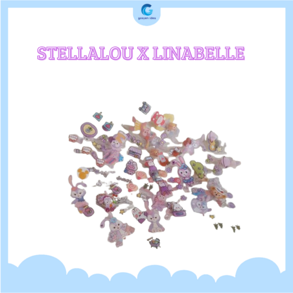 

STICKER NONO STELLALOU X LINABELLE [ECER] WATERPROOF / 1 LEMBAR STIKER