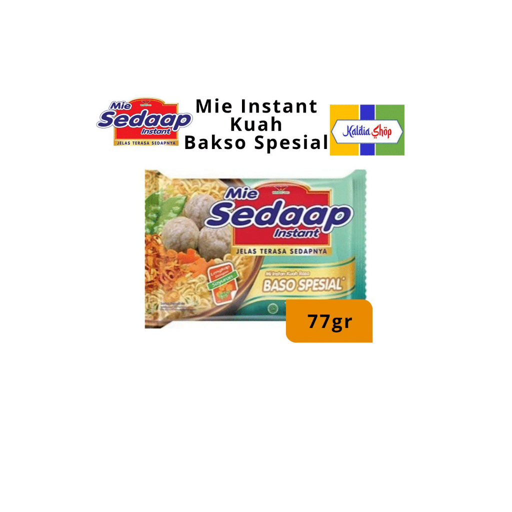 

Mie Sedaap Kuah Instant Bakso Spesia 77gr