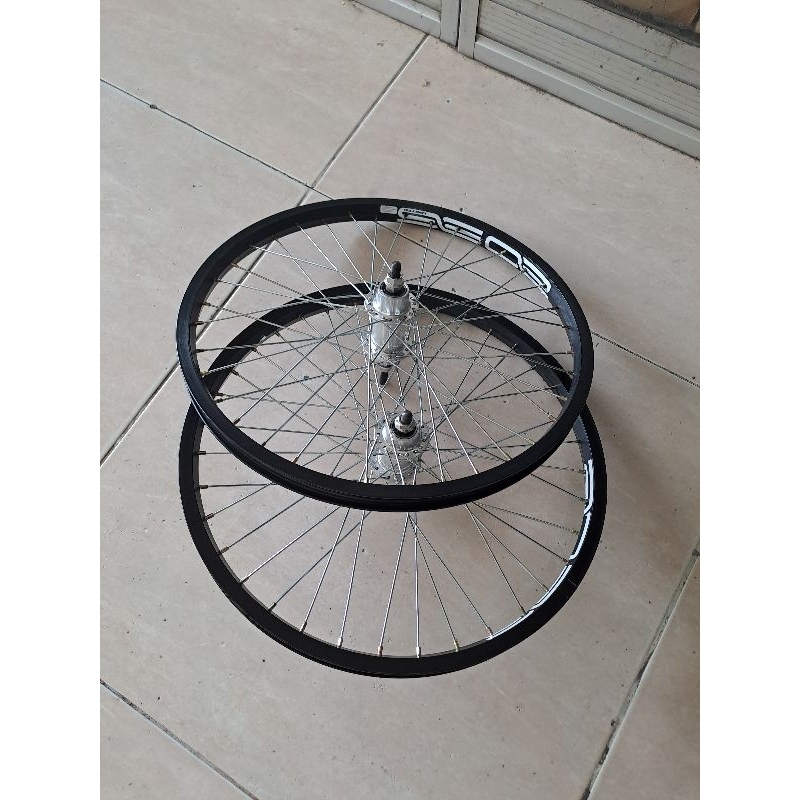 Velg set uk 20 / BMX United + hub Scorpion depan belakang