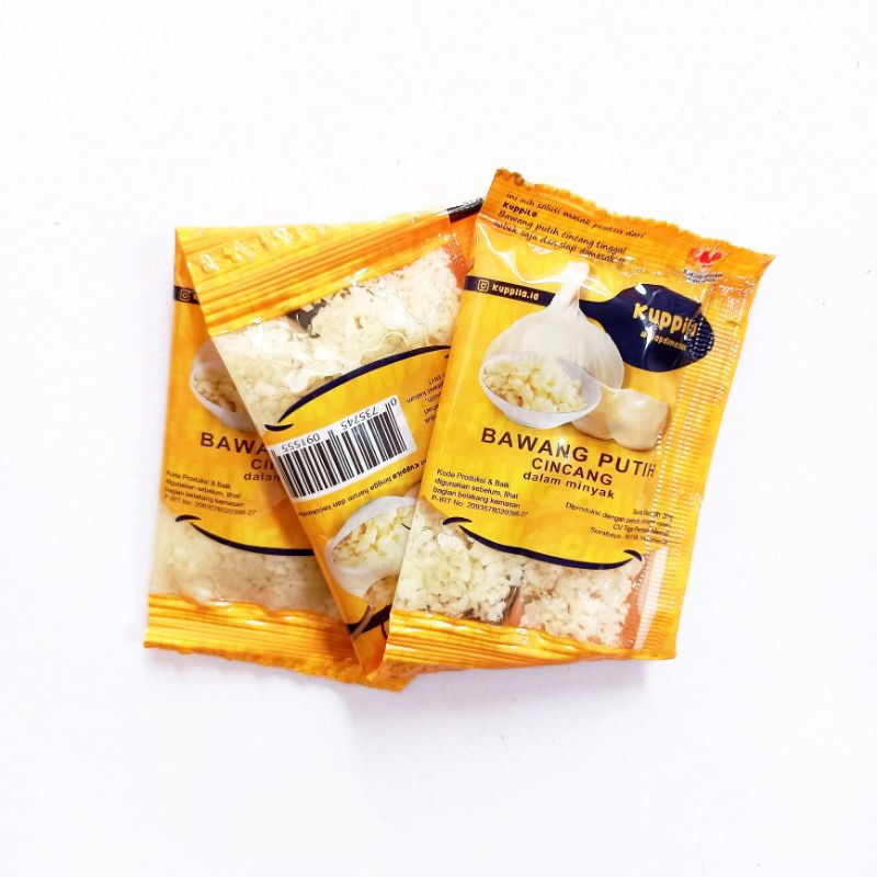 

Kuppila Bawang Putih Cincang Siap Masak Sachet 20g