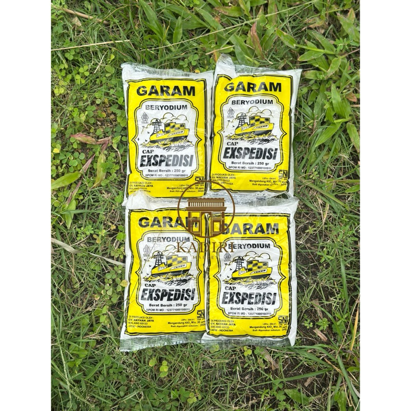 

(4 PCS) Garam Dapur Cap Kapal Ekpedisi Berat 250gram Garam Himalaya Garam Masak Garam Halus Beryoudium Paket Hemat Garam 4Biji Paket Hemat Garam Masak 4PCS