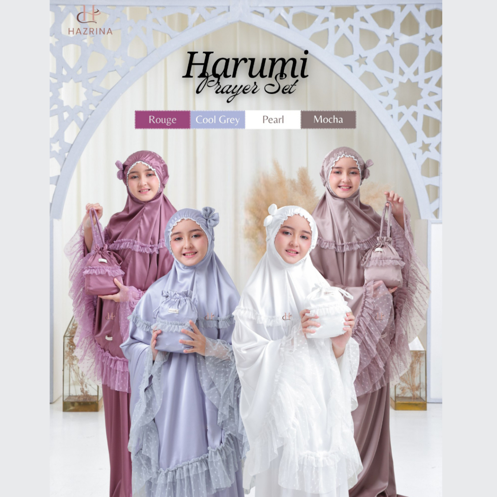 Mukena Anak Polos Premium Bahan Silk Premium