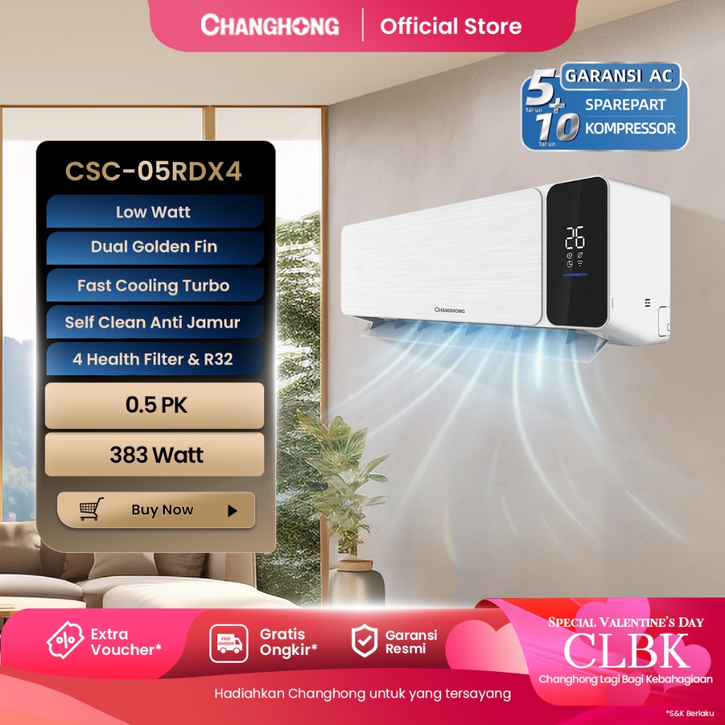 Changhong CSC-05RDX4 AC Split 1|2 PK Low Watt