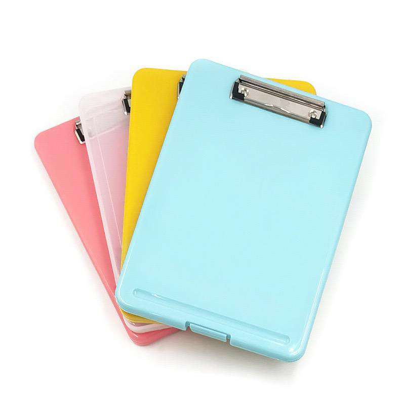 

Panpan ujian / Clipboard + Storage Alas Papan Ujian / Papan Jalan 2in1