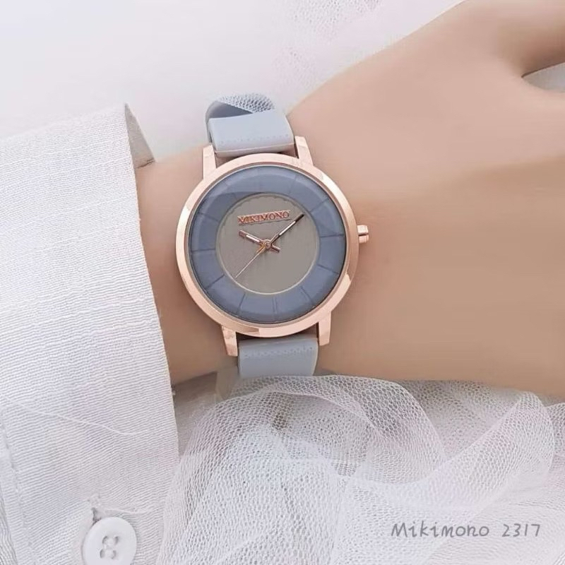 GROSIR MURAH MIKIMONO 2317 Jam Tangan Ladies New Strap Rubber