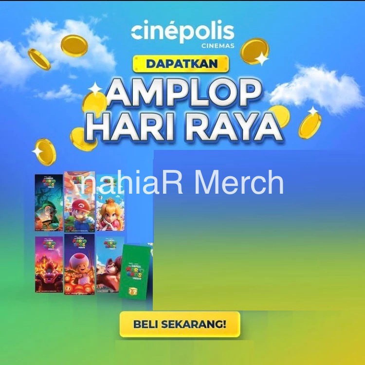 

The Super Mario Bros. Movie x Cinepolis Official Amplop Hari Raya Set