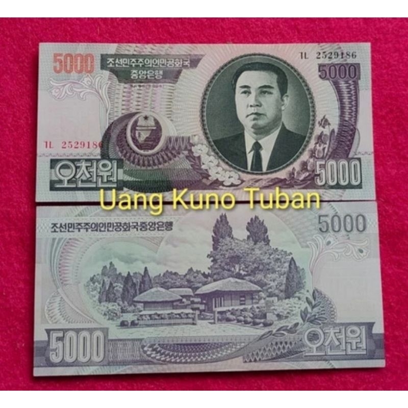 Uang Asing 5000 Won Korut