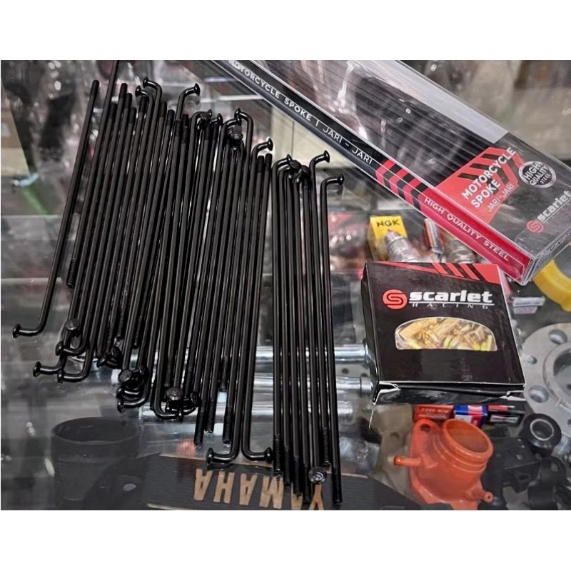 Jari jari depan belakang rx king hitam scarlet 164 172 Hitam glosy