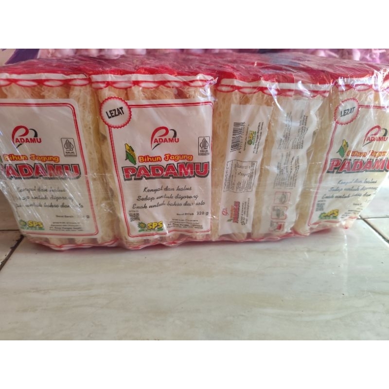 

Padamu merah mie bihun jagung isi 12 pcs/sachet.