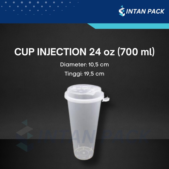 Gelas Cup Injection 24 oz Victory (isi 25 pcs)