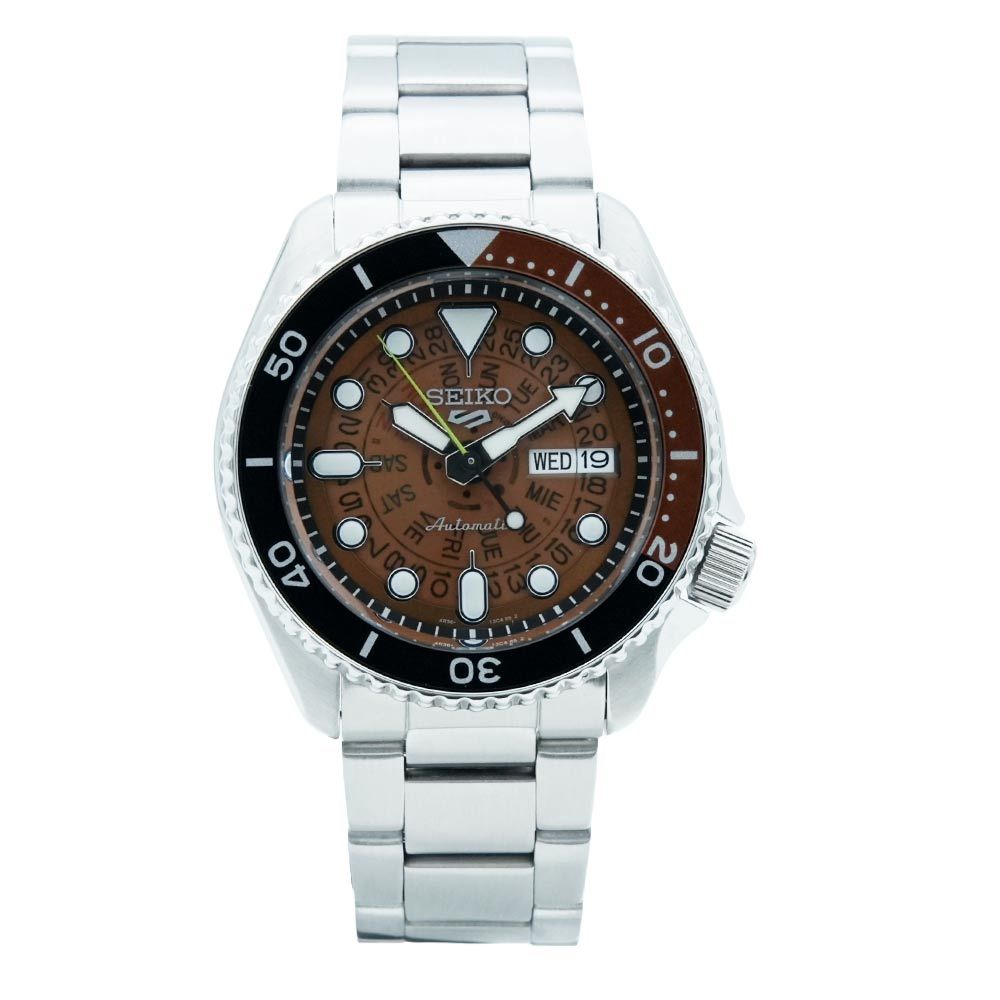 Jam Tangan Pria Seiko 5 Sports SRPJ47K1 SRPJ47X1 Strap Stainless Steel Silver Time Sonar SKX Sports 