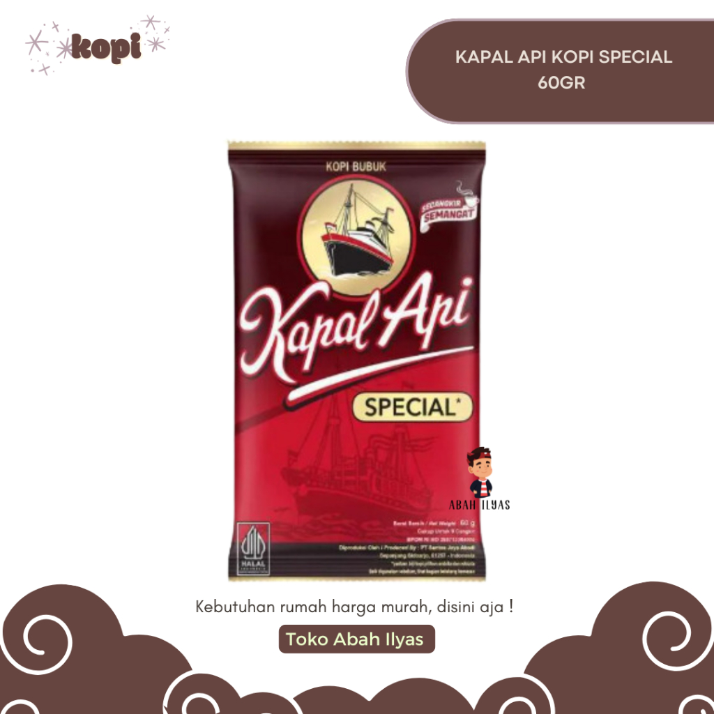 

Kopi Kapal Api Special Kopi Bubuk 60gr