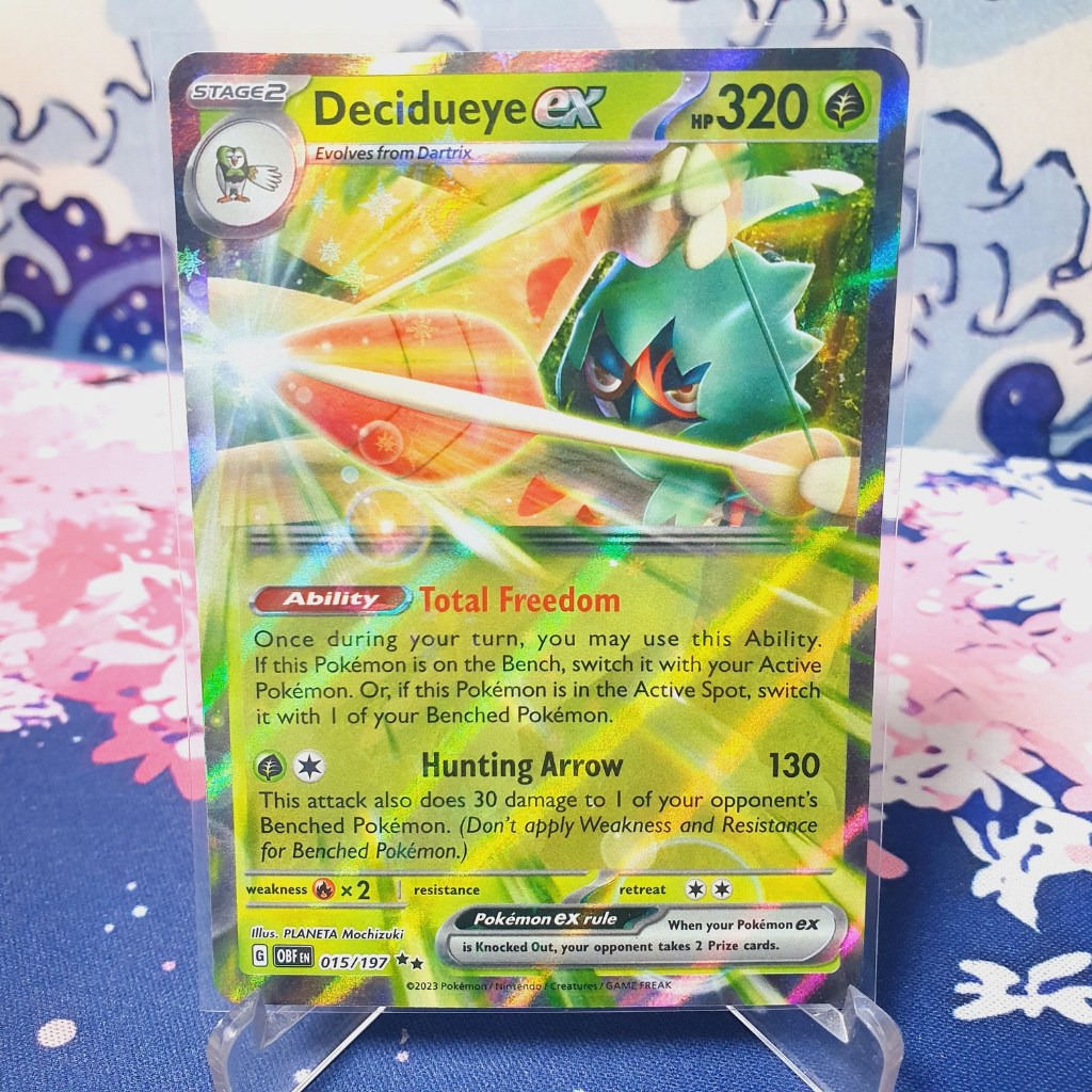 Decidueye ex Double Rare OBF EN 015/197 Pokemon TCG English Obsidian Flames