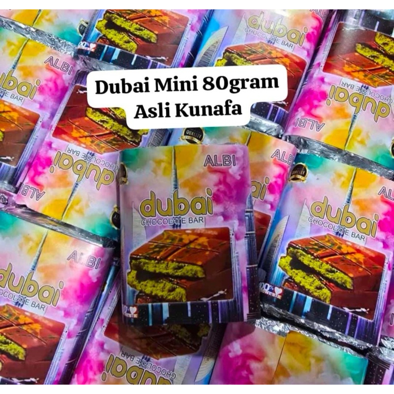 

Dubai Mini Chocolate Bar Asli Kunafa