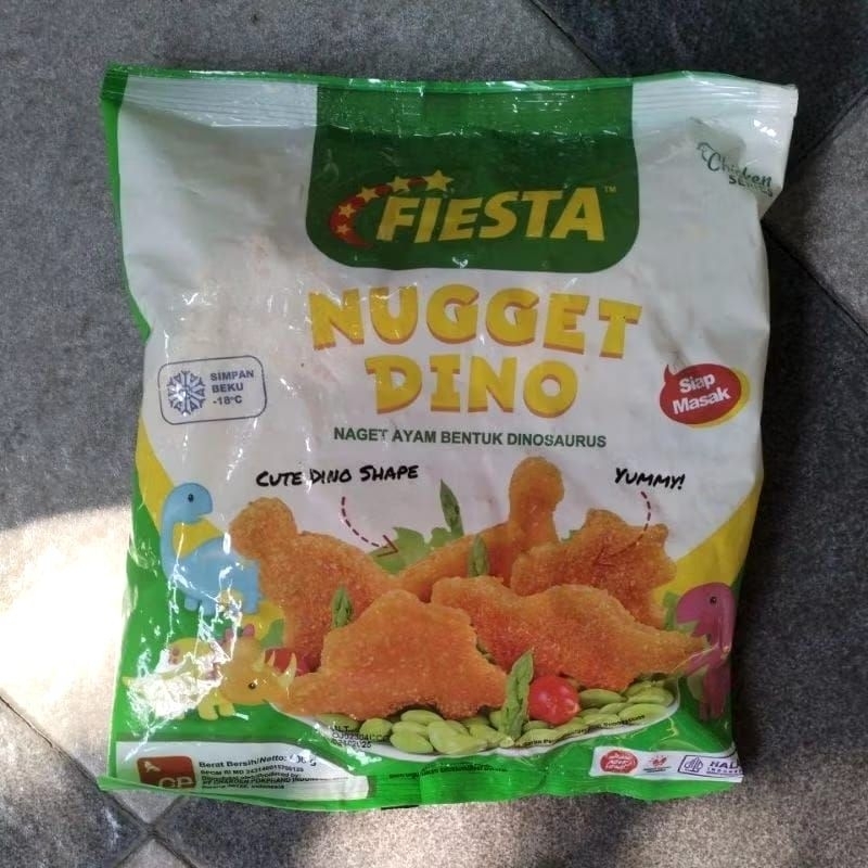 

Naget ayam bentuk dinosaurus 400gr by Fiesta
