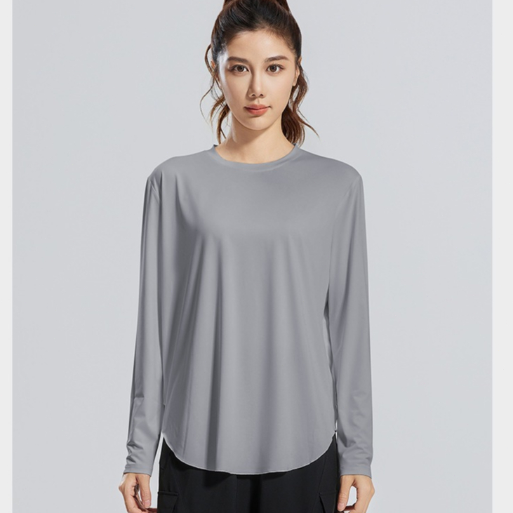 CANTIKLIB  Lengan Panjang Wanita Olahraga Gym Fitnes Baju olahraga wanita Kaos Lengan Panjang