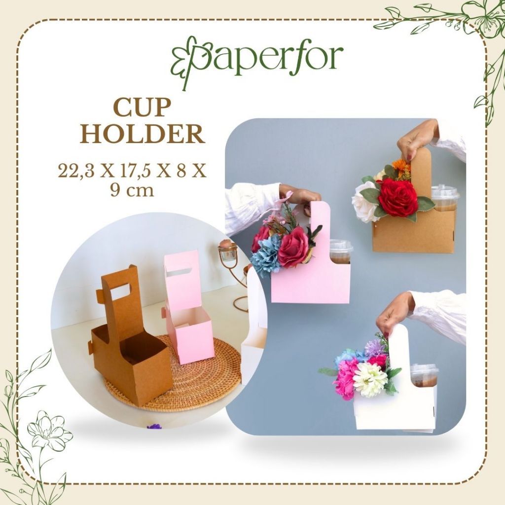 

ECER Cup Holder Paper Bag