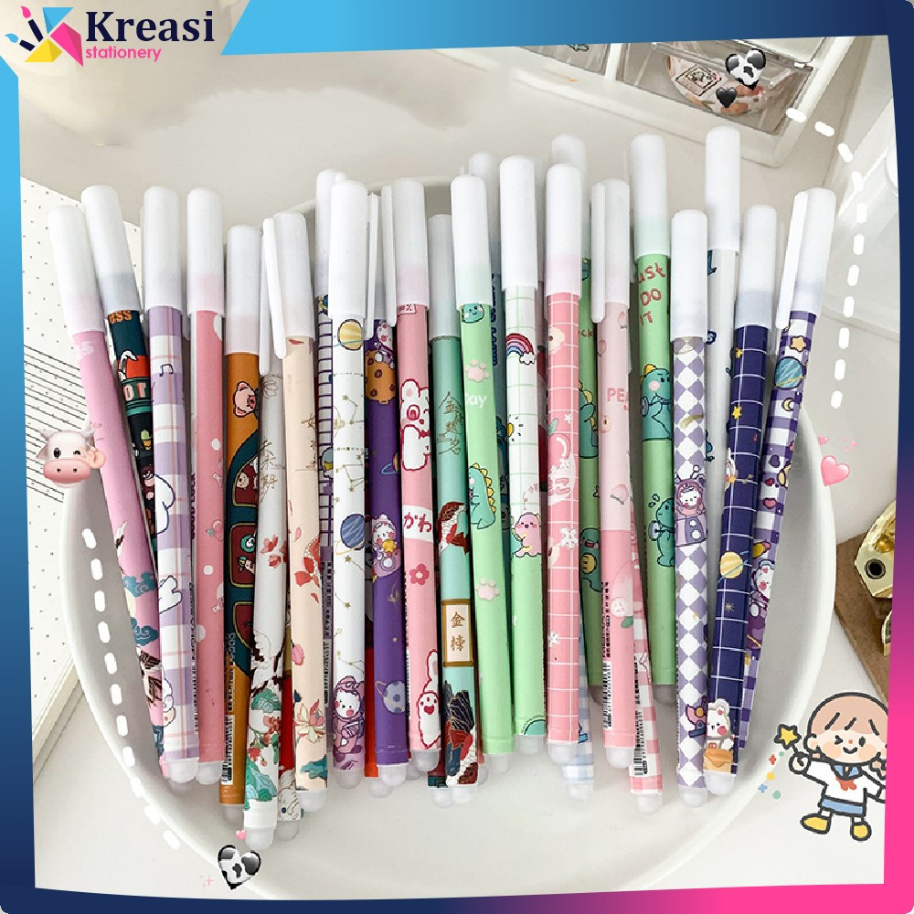 

Bolpoin Tinta Bisa Di Hapus Alat Tulis Sekolah isi 6 pcs / Pulpen Gel Hapus Karakter Animal / Pulpen Erasable Kreasi Stationery A42