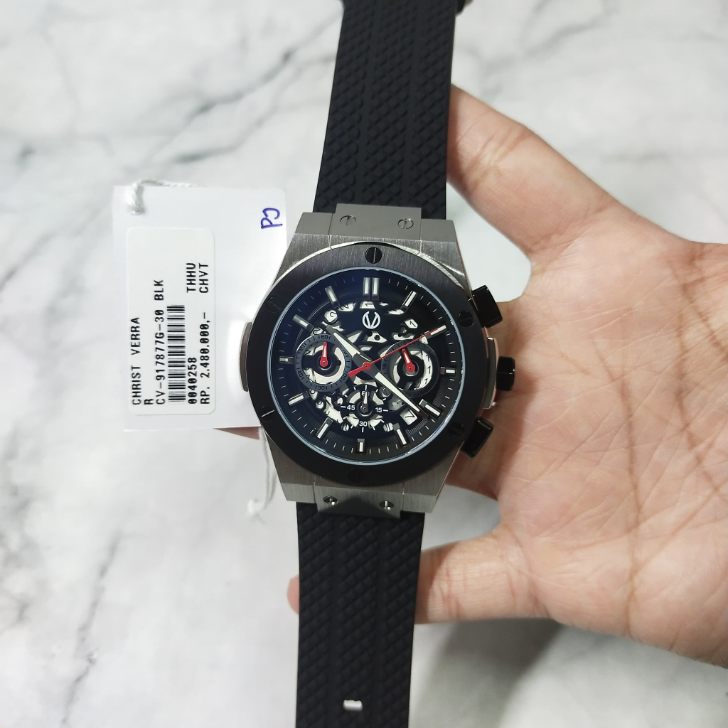 Christ Verra CV 917877 Jam Tangan Original Pria