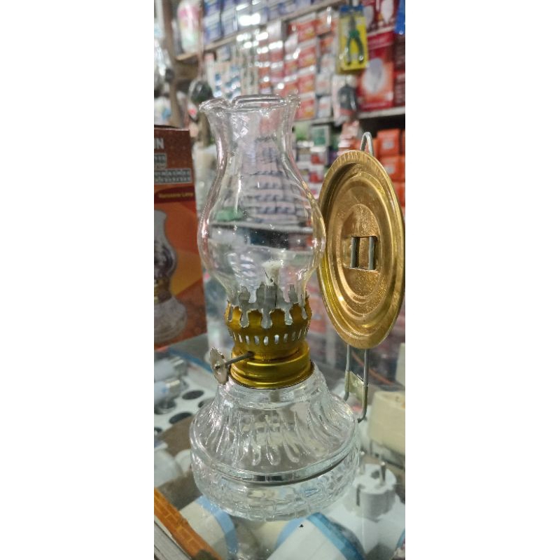 lampu semprong Mini Lampu minyak tanah mini  lampu templok