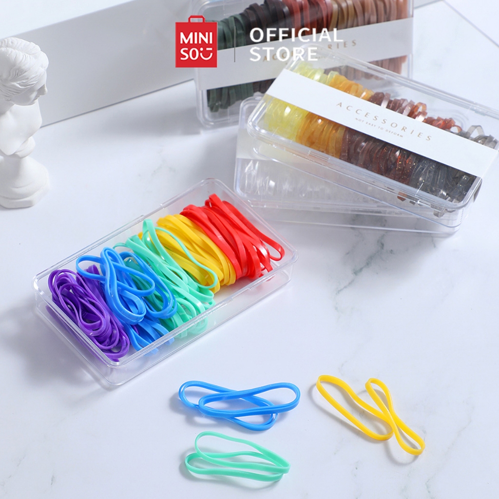 MINISO Karet Gelang sekali pakai Karet gelang kuat berkualitas tinggi