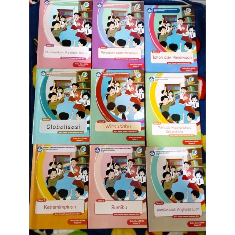 ORIGINAL BUKU GURU BUKU TEMATIK TERPADU KELAS 6 SD/MI KURIKULUM 2013 EDISI REVISI 2018 TEMA 1 2 3 4 