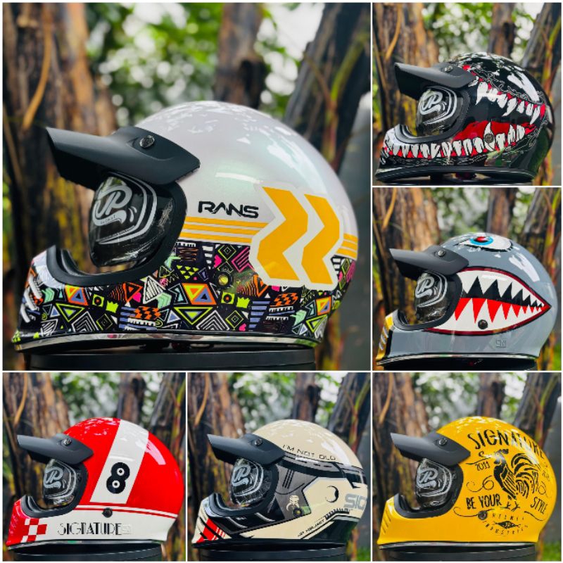 Helm Cakil JPX JP Signature SG Motif