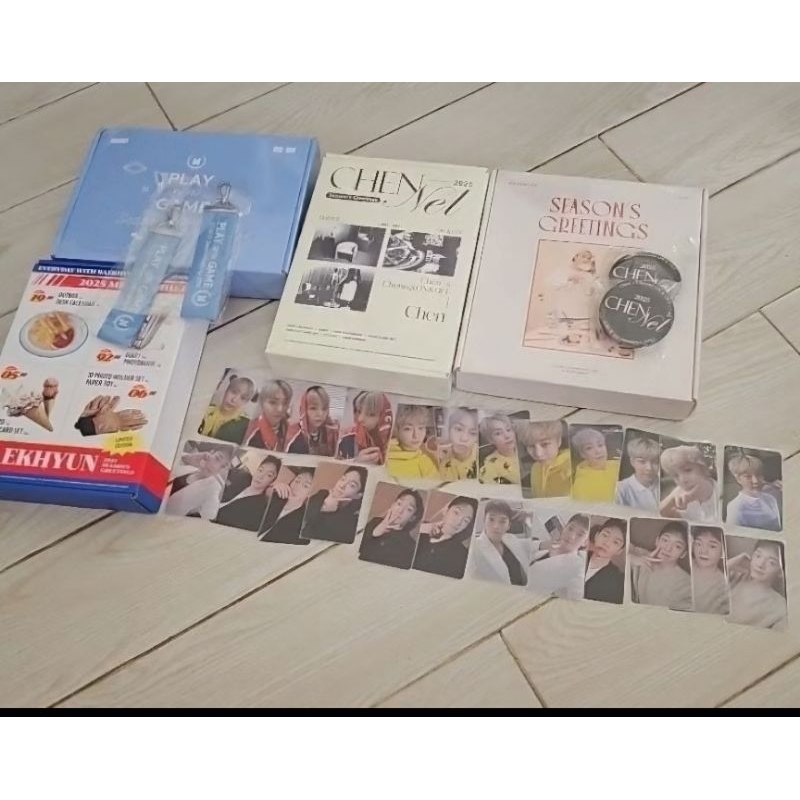 EXO sg25 season's greetings 2025 kyungsoo d.o. bbh baekhyun chen jongdae xiumin minseok pc photocard