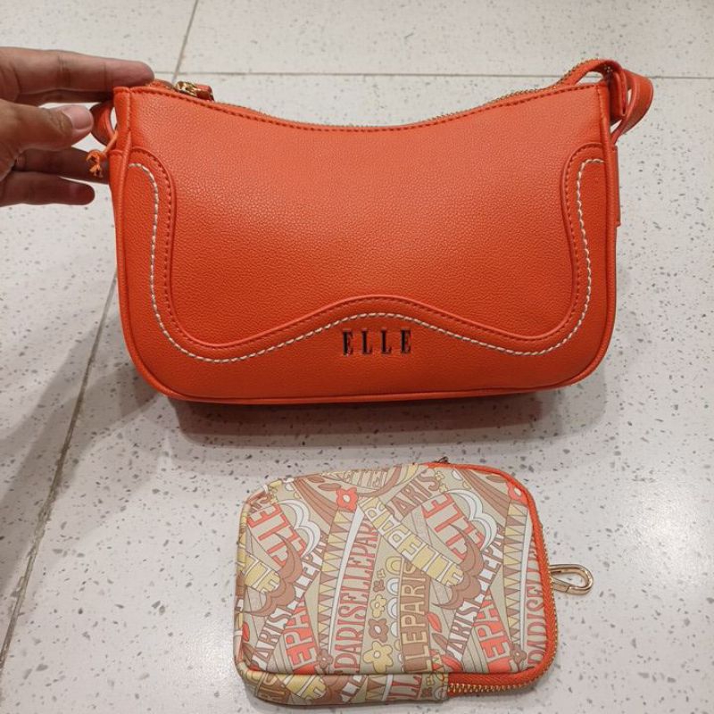 Tas Sling Bag Wanita ELLE 41646 Produk Terbaru Original Depstore Tas Selempang Wanita