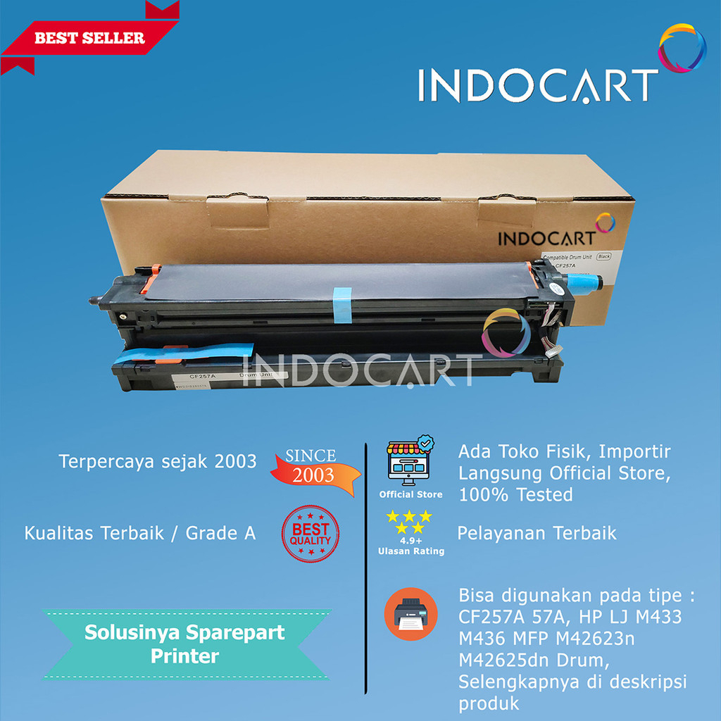 Toner Imaging Drum Compatible CF257A 57A-HP LJ M433 M436 MFP M42623n M42625dn