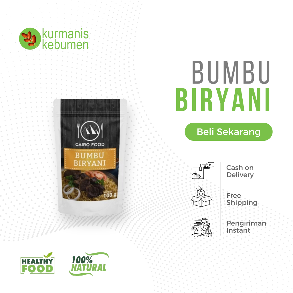 

Bumbu Instan Nasi Briyani Arab Rempah buat Masak Praktis