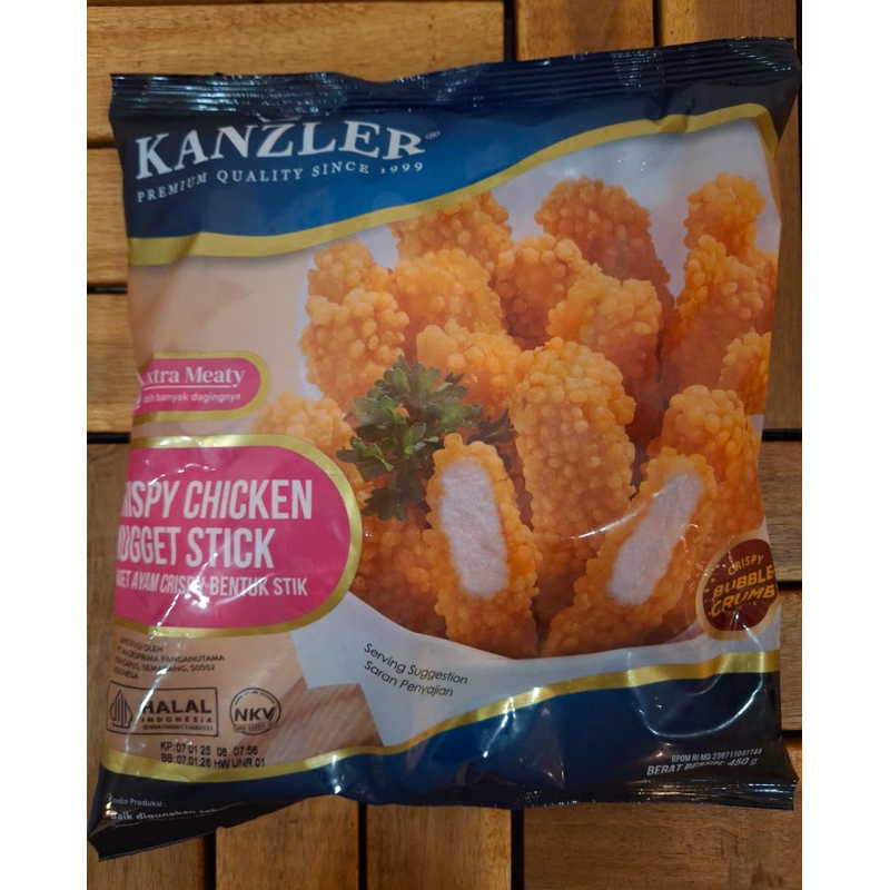 

Kanzler Crispy chicken nugget stick 450gr