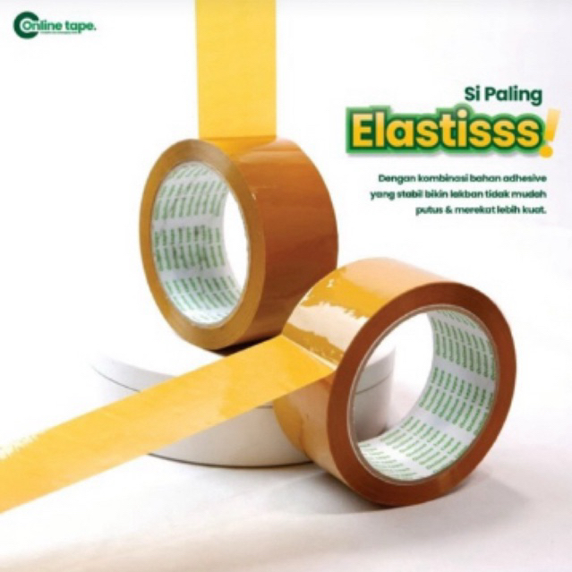 

Lakban Cokelat 90 Yard 48 mm FULL / Isolasi / Solatip Online Tape - Size FULL, 48mm