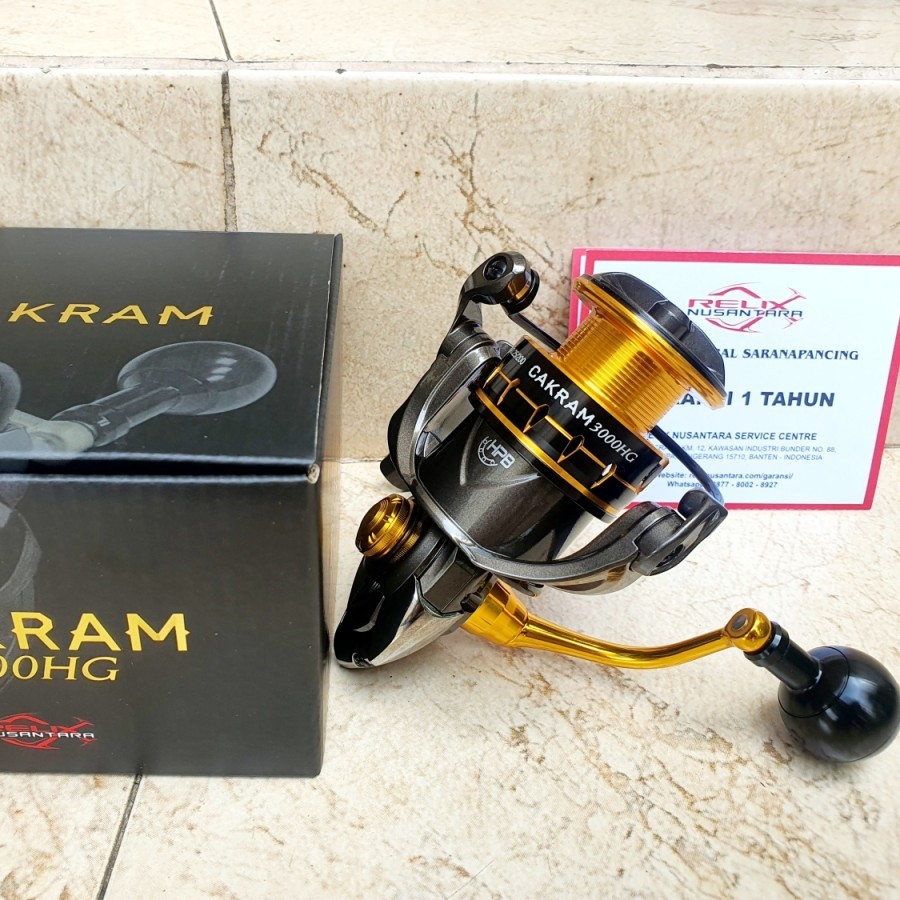 Reel CAKRAM 3000HG SPINNING Relix Nusantara