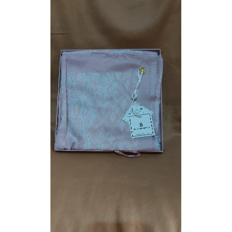 Buttonscarves The Granada Voile Square-Pink Mist