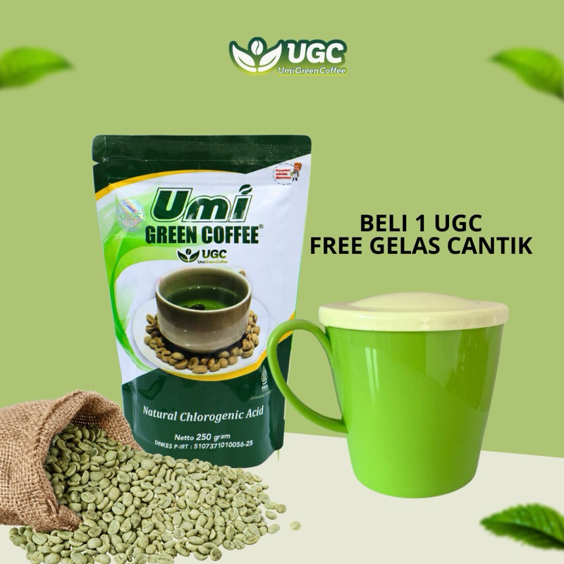 [Bisa COD]UGC Umi Green Coffee/kopi Hijau pelangsing