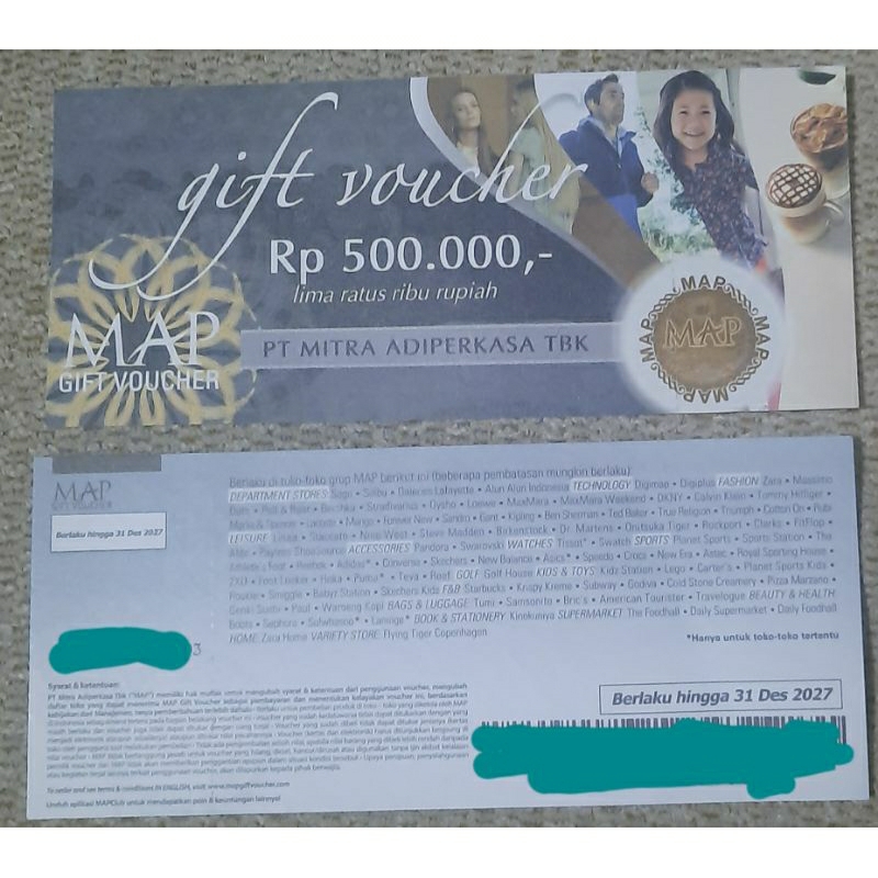 Voucher MAP 500.000